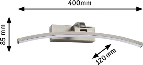 Paulmann 95560 - LED/8,5W képkivilágító lámpatest BENTO 230V 40 cm sárgaréz