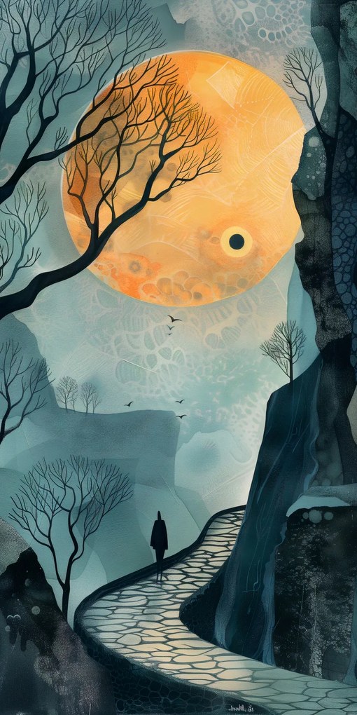 Poszter 50x100cm Az út rejtélye cél nélkül