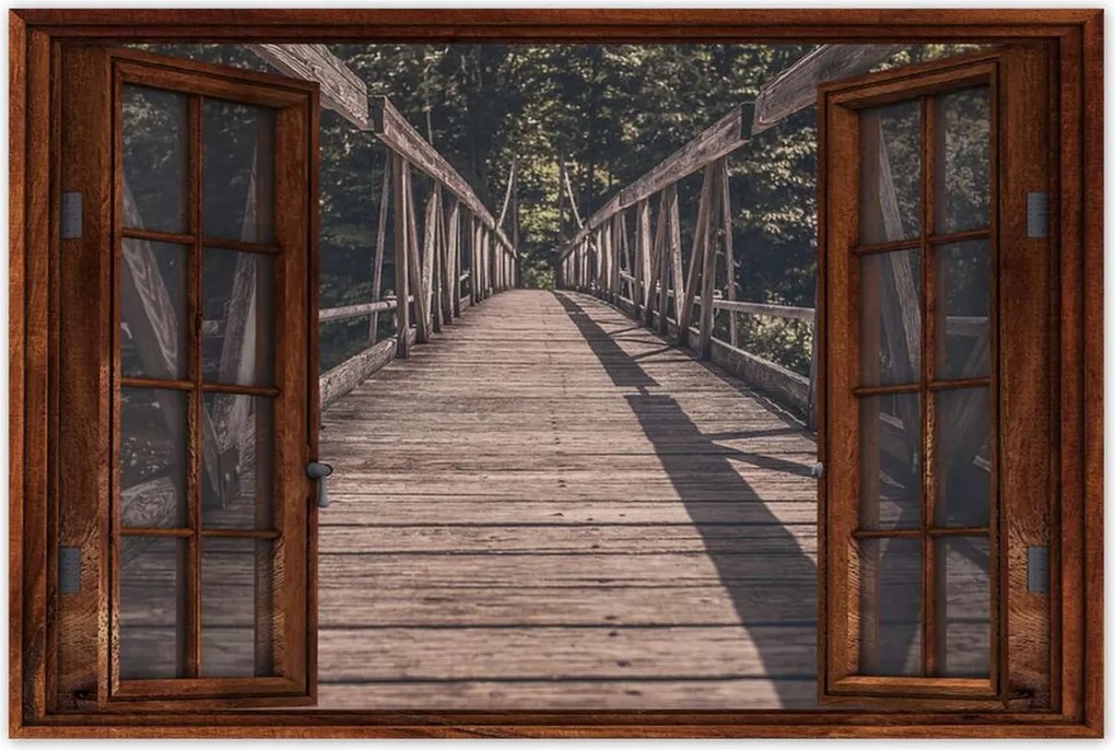 Poszterek 60x40 Fa híd