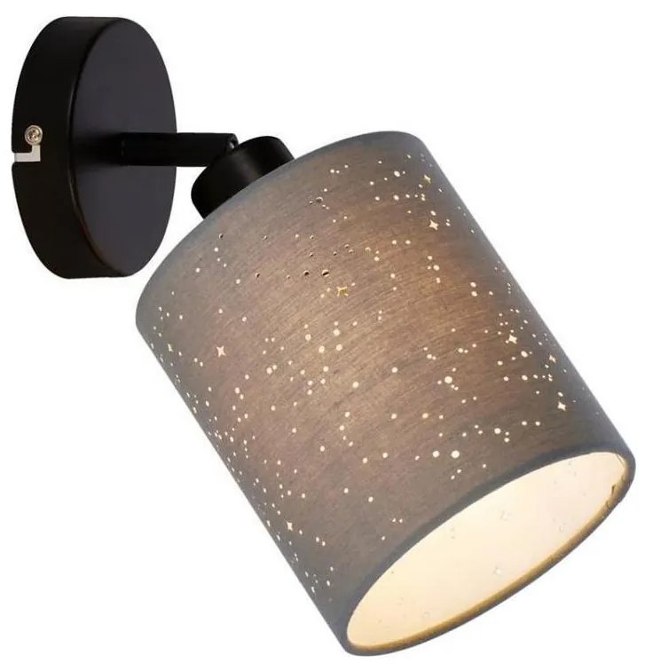 Briloner 2078-014 - Fali spotlámpa SPOTLIGHT 1xE27/25W/230V szürke/fekete