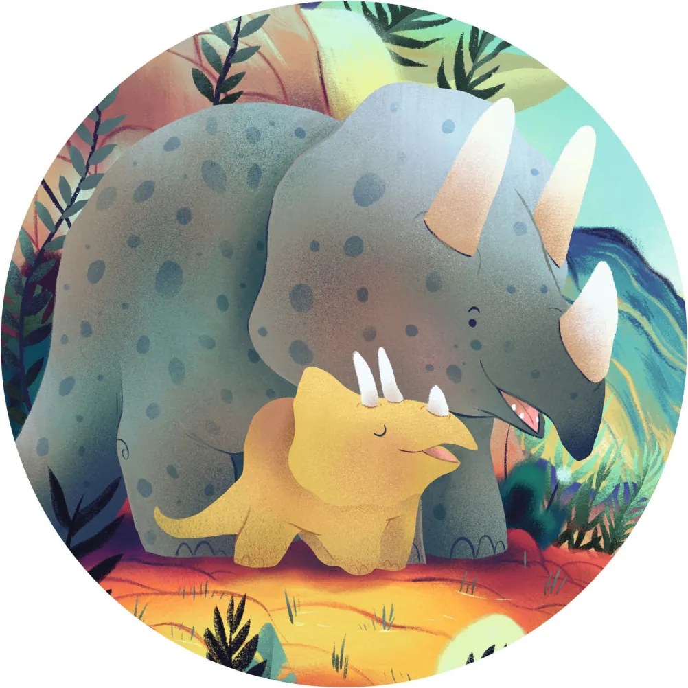 Formadobozos puzzle - Teo a kis dínó, 24 db-os - Teo the dino