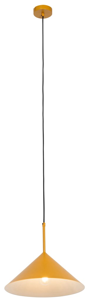 Dizájn lógólámpa sárga - Triangolo