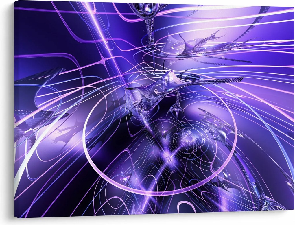 A technikai absztrakció képe (70x50 cm)