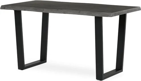 Étkezőaszta Autronic 140x80 cm szürke MDF HT-F4214 GREY