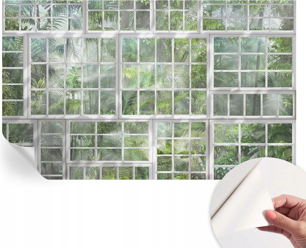 Fotótapéta Dekoratív Fali Tapéta Képek Zöld erdő 416x254