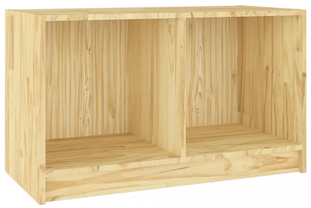 tömör fenyőfa TV-szekrény 70 x 33 x 42 cm