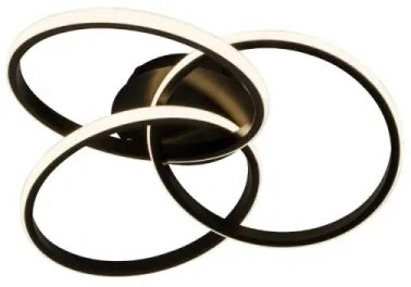 LED Dimmelhető mennyezeti lámpa LED/70W/230V 3000-6500K fekete + távirányítás