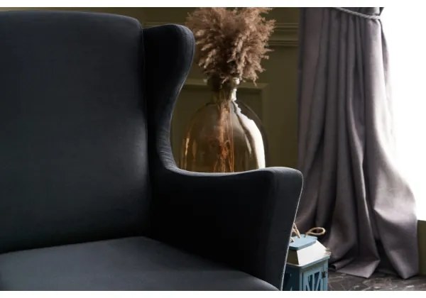 Füles fotel NUPI antracit