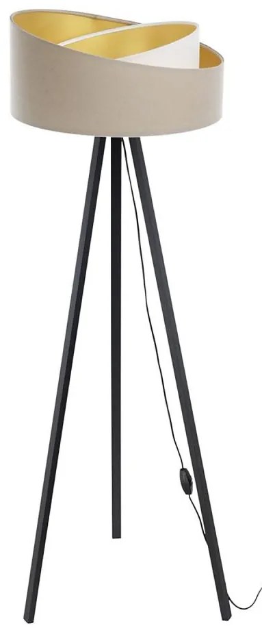 Állólámpa GALAXY 1xE27/60W/230V bézs/fehér/wenge