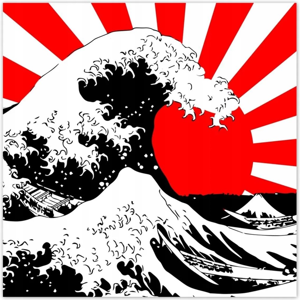 Poszterek 100x100 Japán Kamikaze