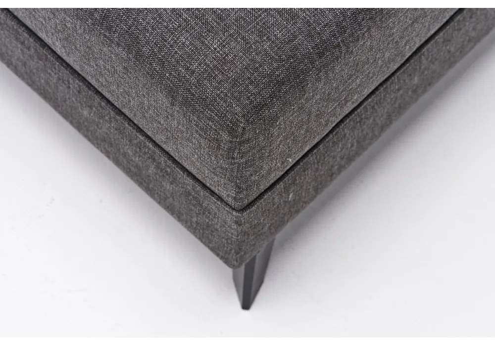 Antracitszürke sarokkanapé (U alakú) Eris – Balcab Home