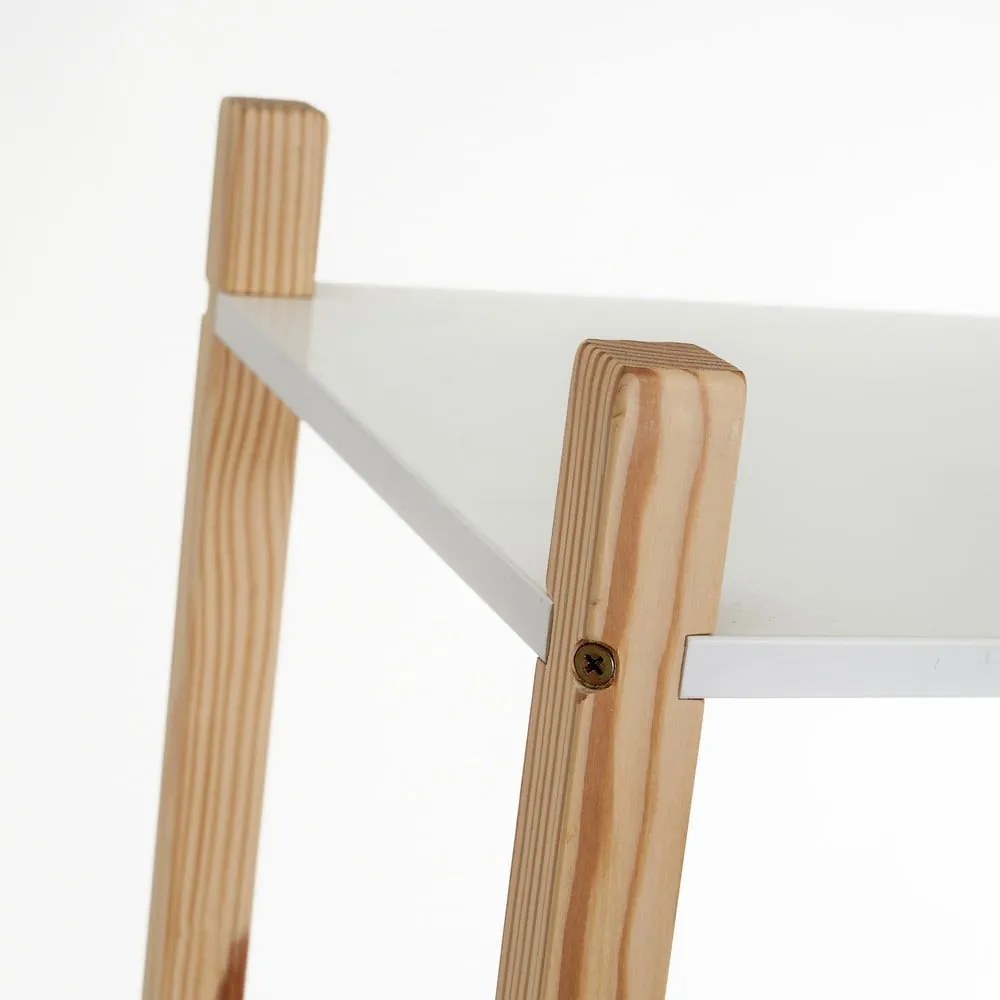 Fehér gyerek könyvespolc 60x76 cm – Casa Selección