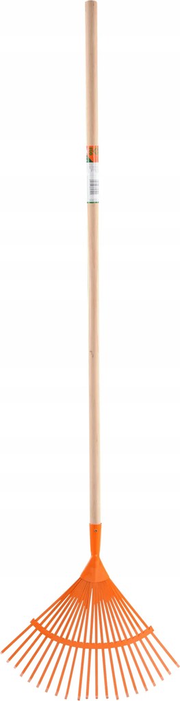 Legyező Gereblye Fűlevélhez, Fém Nyéllel, Erős