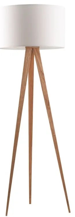 Tripod Wood fehér állólámpa, ø 50 cm - Zuiver