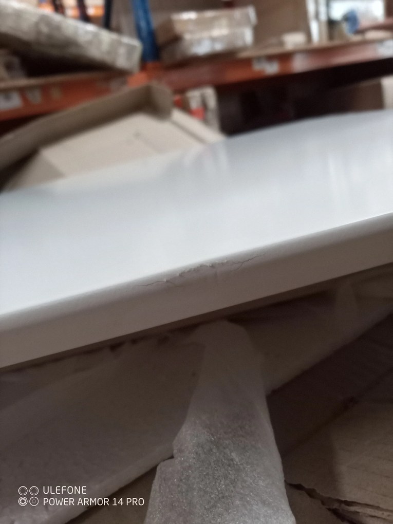 AKCIÓ Fehér étkezőasztal COMBO 120X75 II. osztály