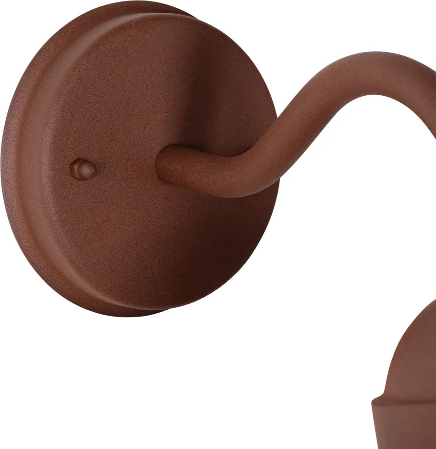 Modern kültéri fali lámpa rozsdabarna IP44 - Kansas