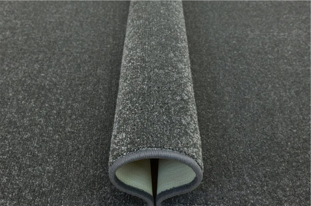 Szürke Csúszásgátló Szőnyeg Nappaliba Sima Gumi Carousel 200x400 cm