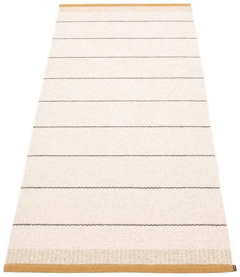 Okkersárga-krémszínű kültéri-beltéri futószőnyeg 85x200 cm Belle Ochre – Pappelina