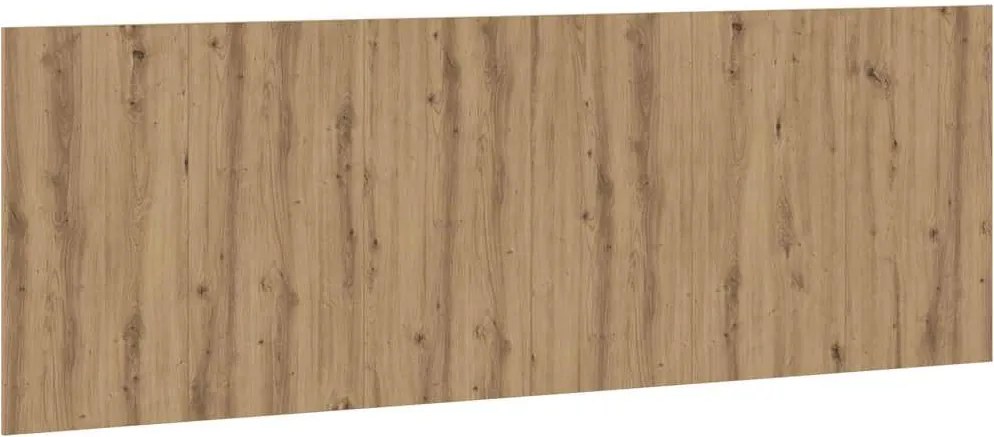 vidaXL kézműves tölgy színű szerelt fali fejtámla 240 x 1,5 x 80 cm