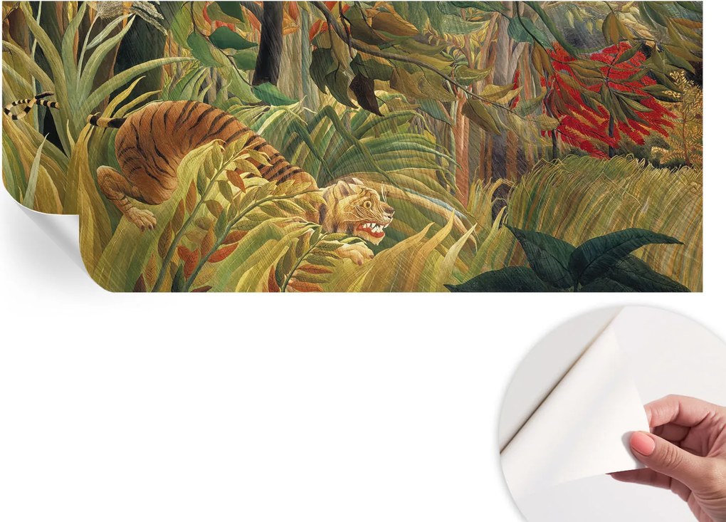 Öntapadós Stílusos Dekoratív Fotótapéta Egzotikus tigris 250x104 cm