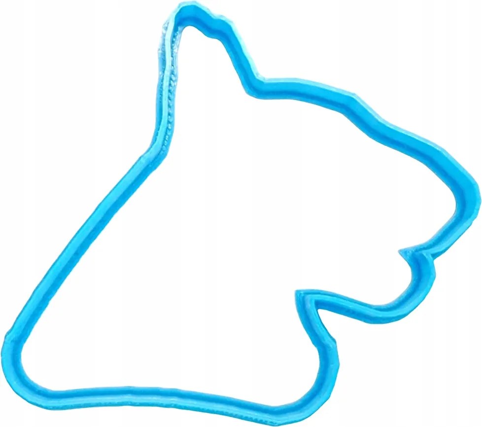 Bull terrier fej alakú tortaforma v2