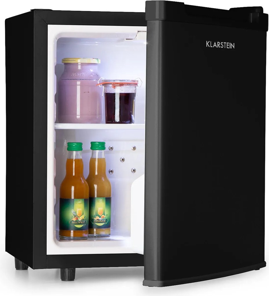 Klarstein Silent Cool, hűtőszekrény, 30 liter, Arctic-Fox Cooling, G energiahatékonysági osztály, fekete