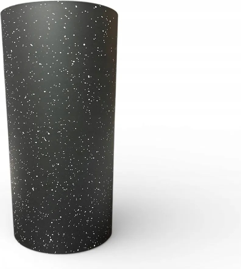 Konyhai blokk Kések Állvány Univerzális Utántöltő Rúd Kerek Fekete márvány