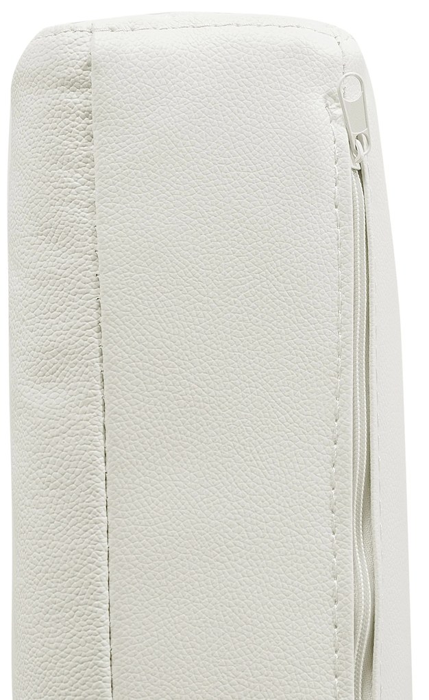 Kétszemélyes Fehér Bőr Kanapé HELSINKI Beliani