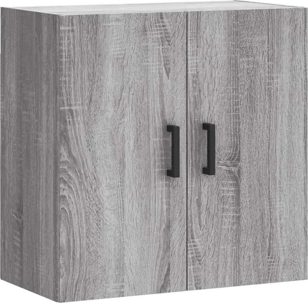 vidaXL szürke sonoma színű szerelt fa faliszekrény 60 x 31 x 60 cm