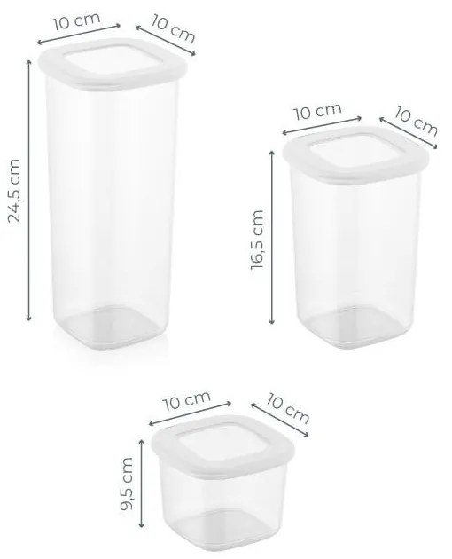 Élelmiszertartó doboz szett 18 db-os – Hermia