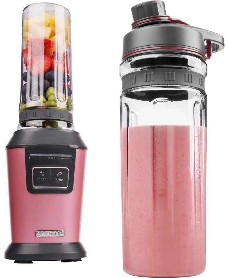 Sencor SBL 7174RD smoothie mixer, sötét rózsaszín