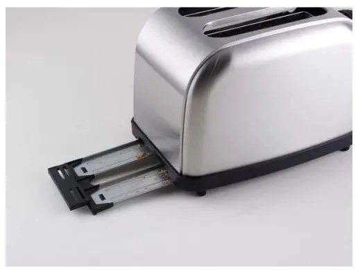 Beper - 2 szeletes kenyérpirító 900W/230V rozsdamentes acél
