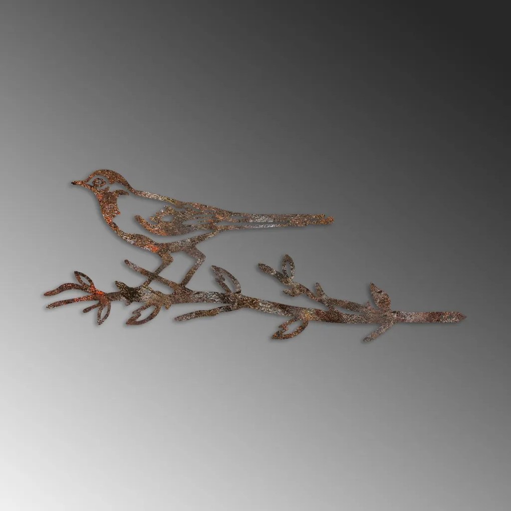Bird fém kerti dísztárgy, barna, 50×20 cm – TR565TNL1313