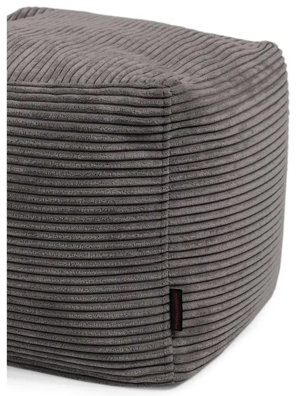 Mustársárga kordbársony babzsákfotel Up! MooG – SLOWDOWN