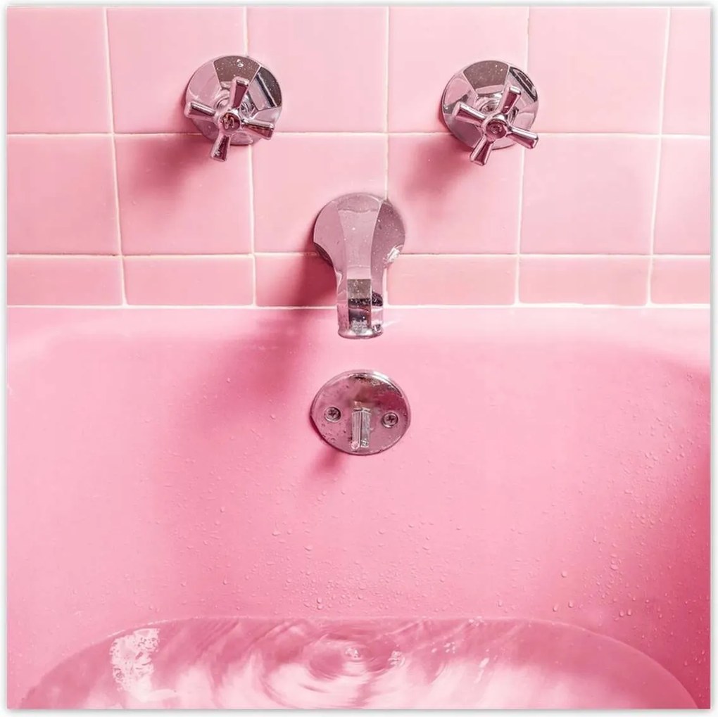 Poszterek 140x140 Női fürdőszoba Fürdőkád