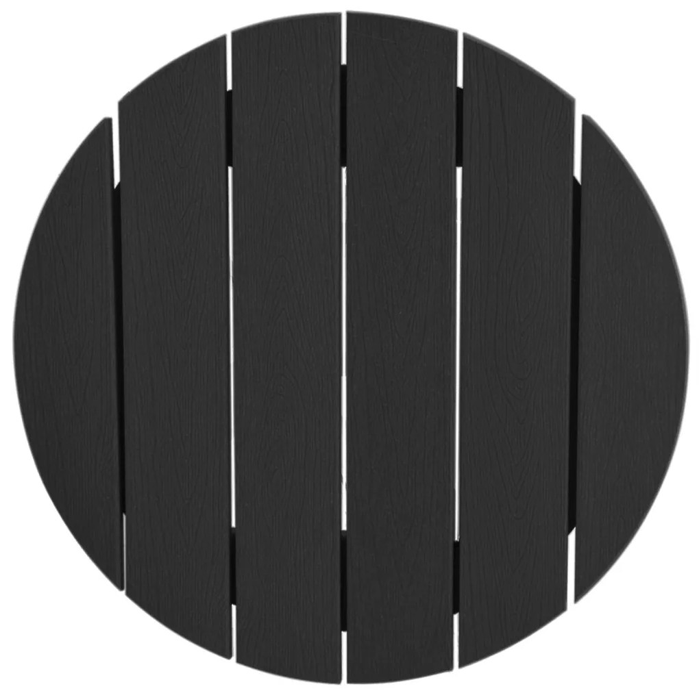 Bárasztal Fekete 55x55x107 cm HDPE