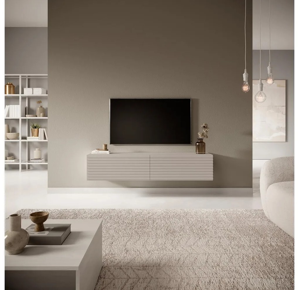 Tv szekrény/asztal Purtas 140  (szürkés bézs). 1099028