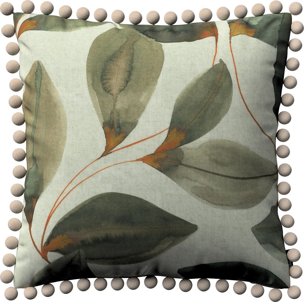 Dekoria Párnahuzat 45x45 zöld levelek