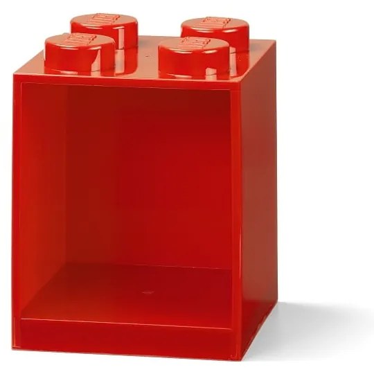 Brick 4 gyerek piros fali polc - LEGO®