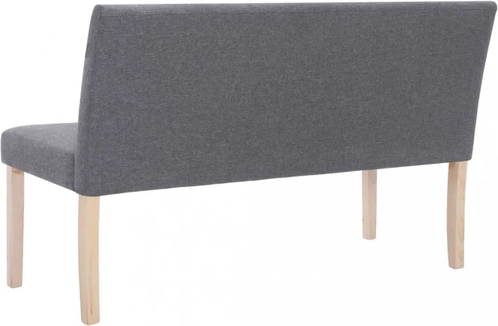világosszürke poliészter pad 139,5 cm