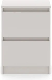 SIMPLE éjjeliszekrény 40 cm, 2 fiókos, kasmír