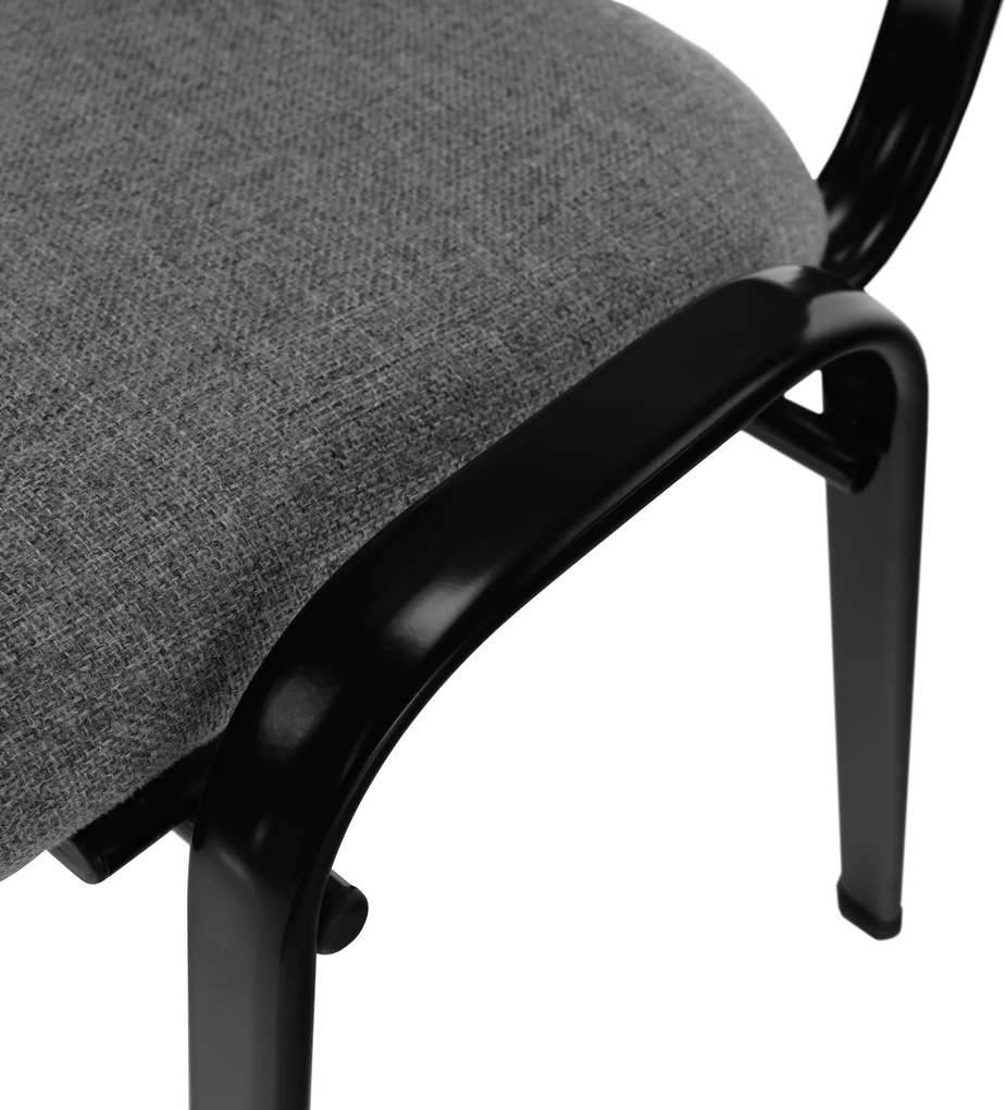 Irodai szék, szürke, ISO ECO