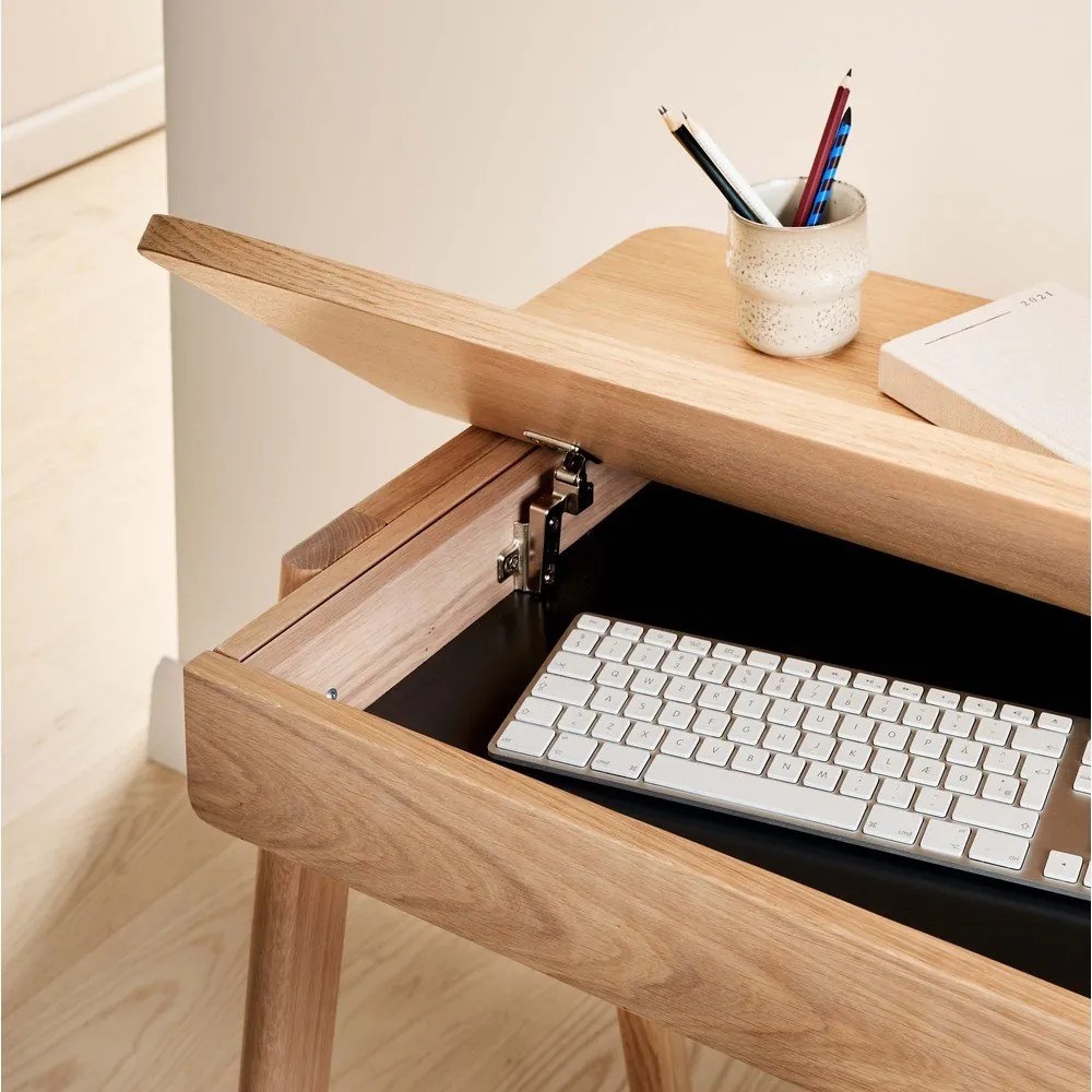 Íróasztal tölgyfa asztallappal 110x55.5 cm Home - Hammel Furniture