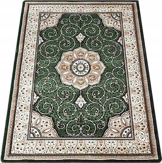 Szőnyeg 200x290 Klasszikus Nappaliba Zöld