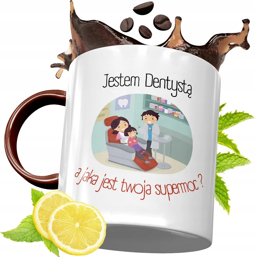 Bordó Bögre Fogorvosnak Születésnapra Ajándék fényképes nyomattal