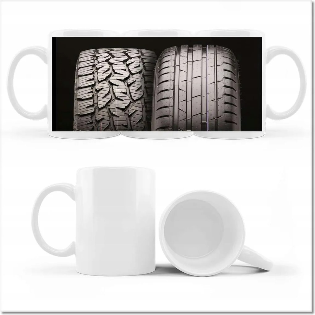 Fényképes bögre Téli és Nyári gumiabroncsok