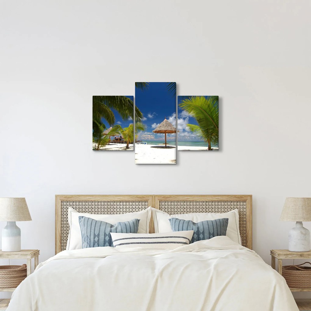Kép - Fehér homokos strand (90x60 cm)