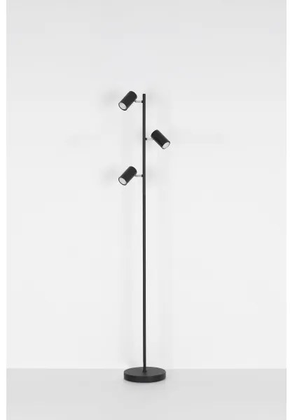 Globo 57910SB - Állólámpa ROBBY 3xGU10/5W/230V fekete