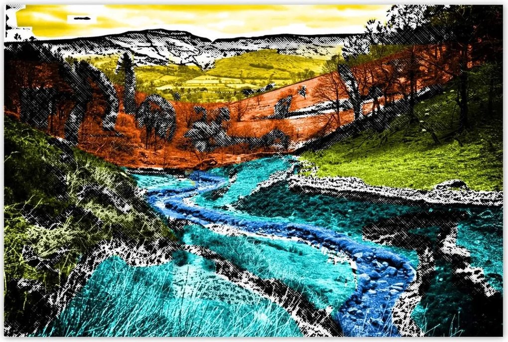 Plakátok 120x80 tájkép képregény stílusban