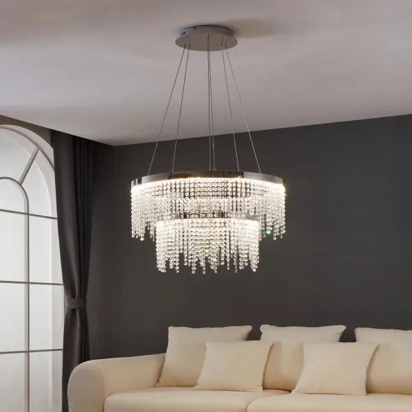 Eglo 39281 - LED dimmelhető csillár zsinóron ANTELAO LED/45W/230V